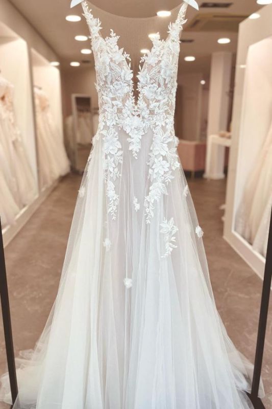 Boho Wedding Dresses A Line Lace | Wedding Dresses Cheap Online