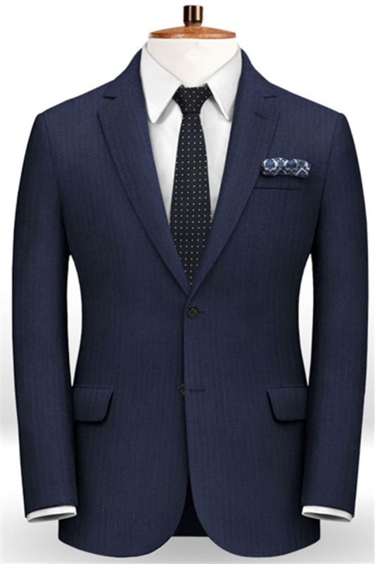 New Two Piece Mens Suit for Business | Two Buttons and Pants Mixed Mens Tuxedo