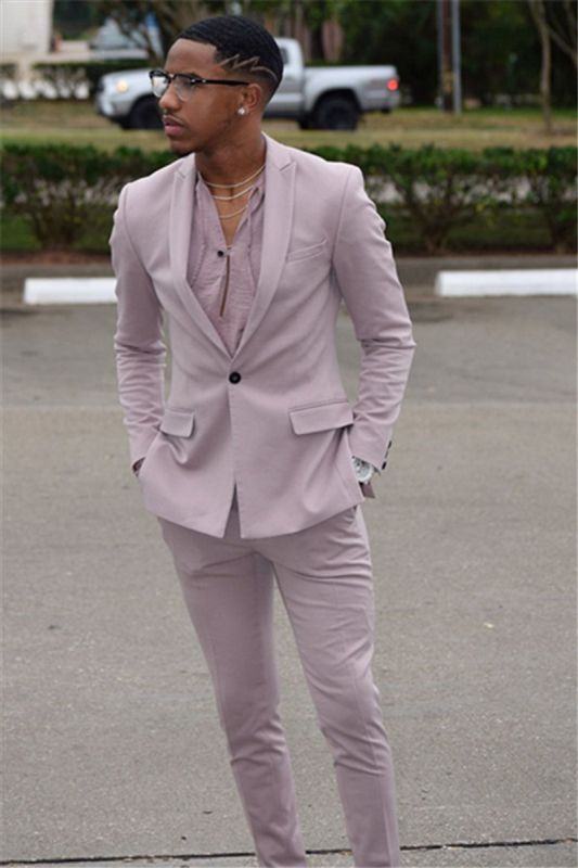Pink Slim Prom Party Suit | One Click Fashion Mens Suit