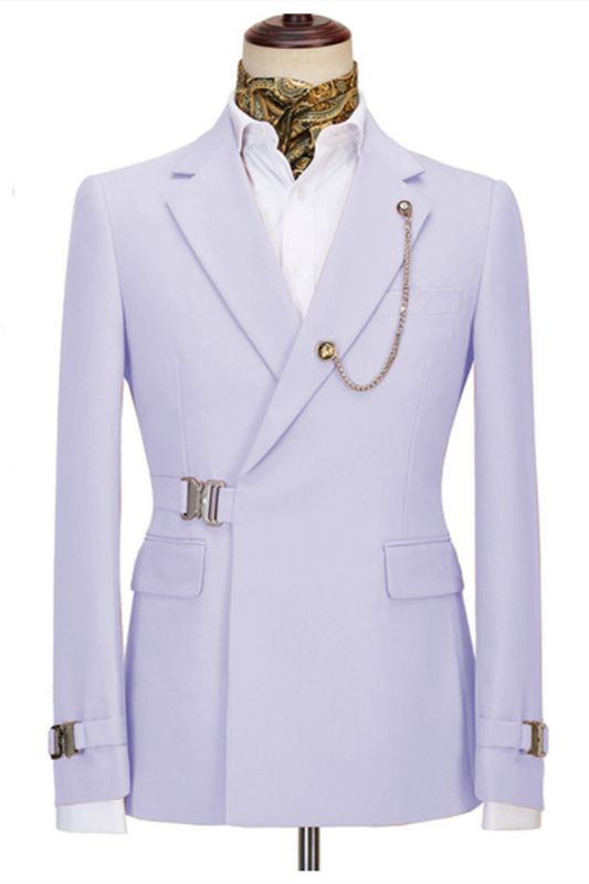 Julian's latest lavender notched lapels men's business suit