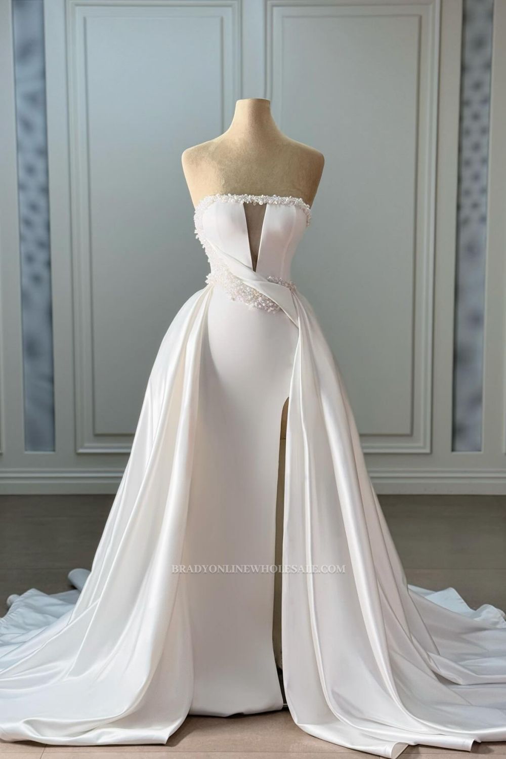 Sexy Evening Dresses Long White Ball Gowns With Glitter
