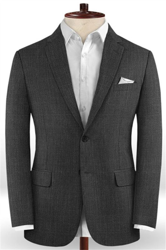 Grey Mens Business Suit | Fromal Meeting Slim Fit Tuxedo