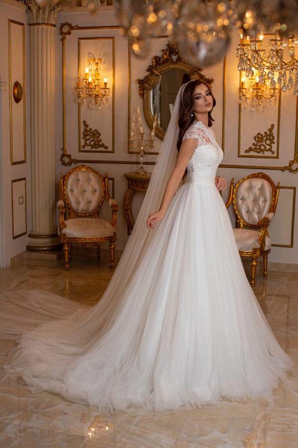 Modern wedding dresses A line | Wedding dresses with lace