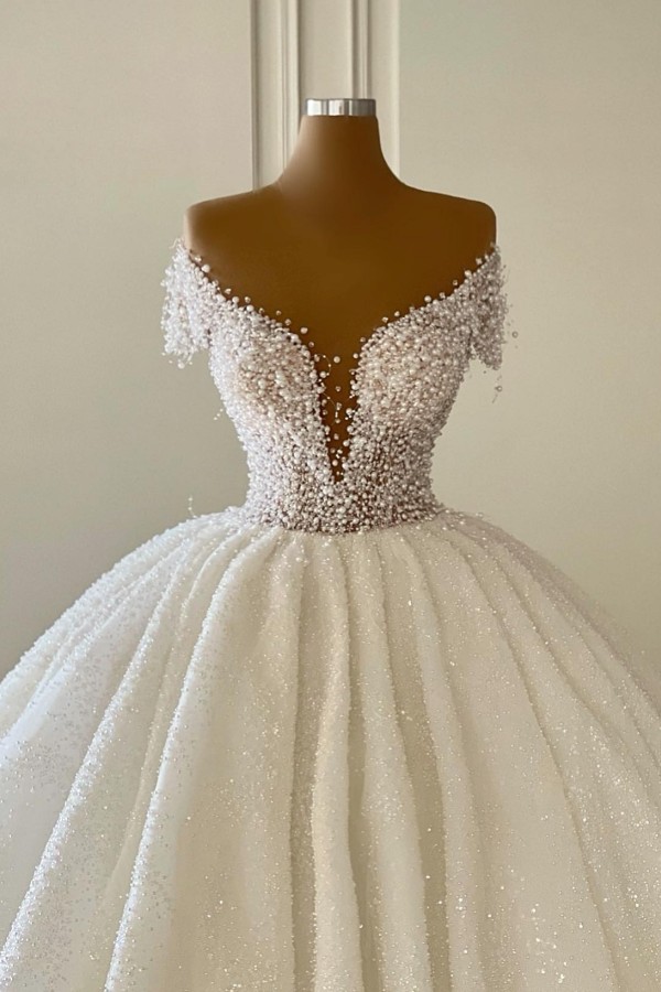 Luxury Wedding Dresses Princess | Wedding dresses with glitter