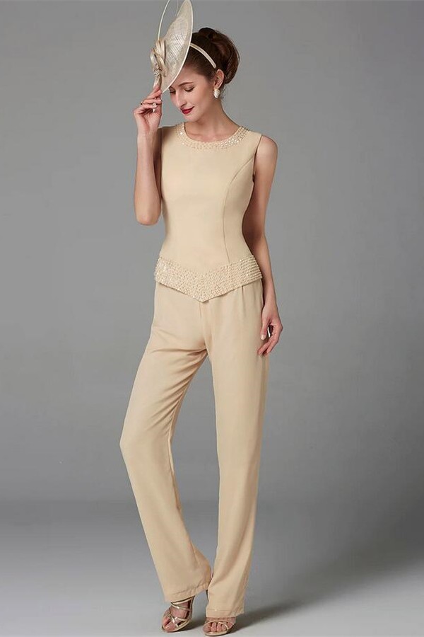 Elegant Cheap Mother of the Bride Dress | Jumpsuit 3-Piece Dress