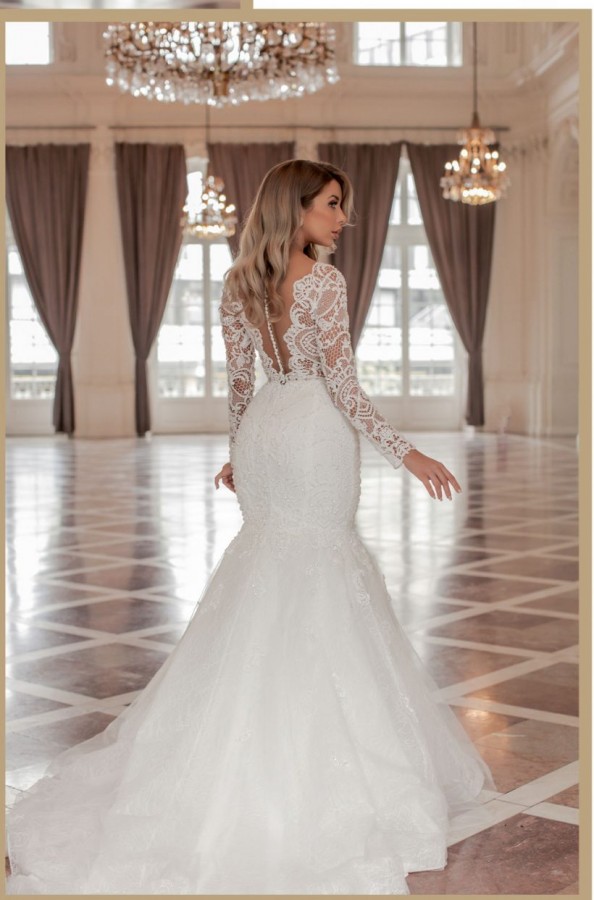 Gorgeous Wedding Dresses with Sleeves | Wedding dresses mermaid lace