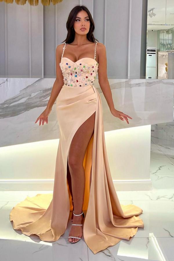Sexy Long Evening Dress | Cheap Glitter Prom Dress