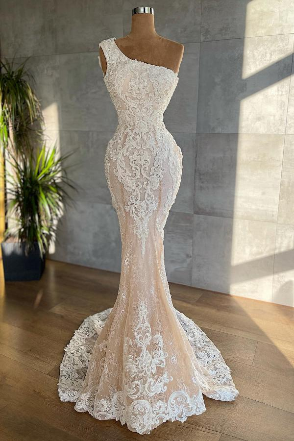 Designer Cheap Lace Mermaid Wedding Dress