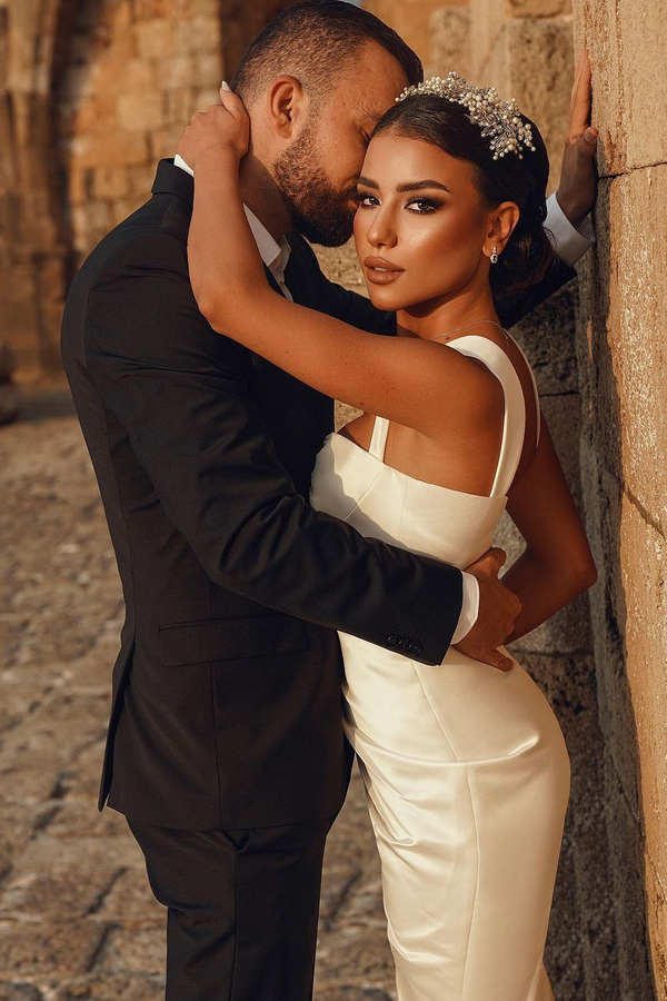 Elegant Sling Sweetheart Split Front Prom Dress