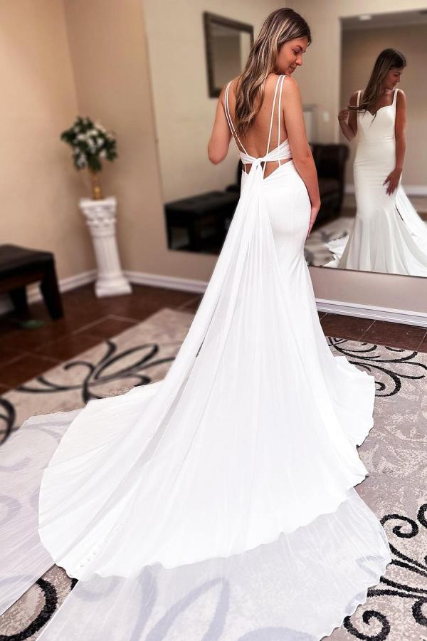 Elegant Wedding Dresses Satin | Mermaid Wedding Dresses Cheap