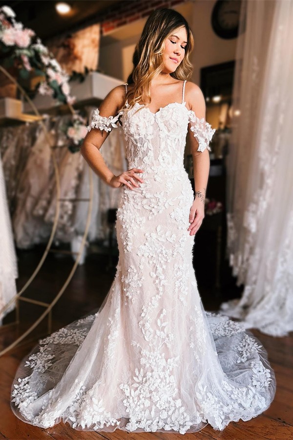 Elegant Mermaid Wedding Dresses | Wedding dresses lace