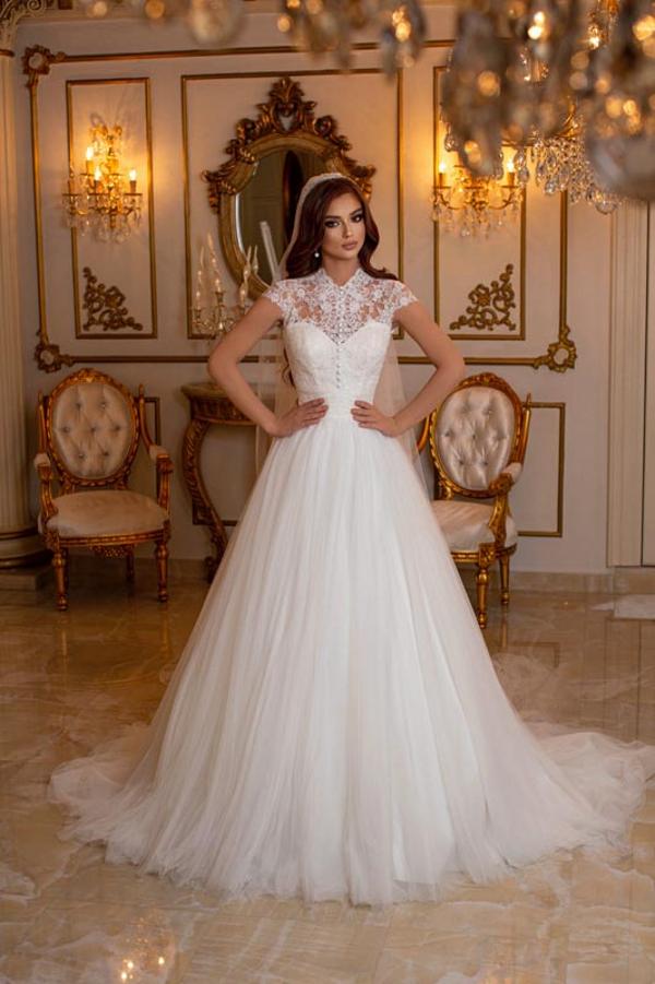 Modern wedding dresses A line | Wedding dresses with lace