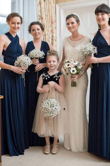 Navy Infinity Bridesmaid Dress In   53 Colors_2