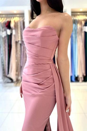 Dusty Pink Evening Dresses Long | Simple prom dresses cheap_6
