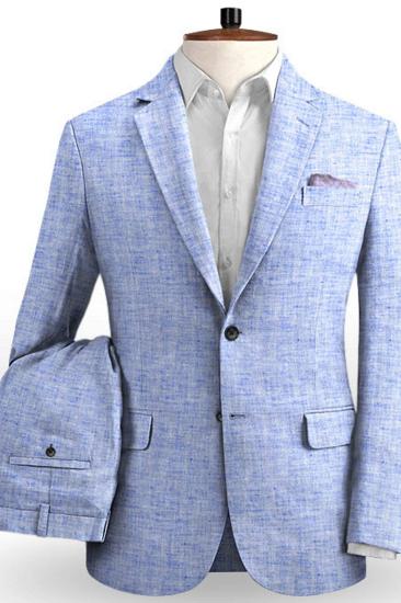 Blue Summer Groom Mens Suits Online | Mens Prom Tuxedos_2