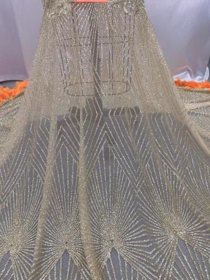 Sparkling Tangerine Sexy Prom Dress | Ball gowns with lace_7