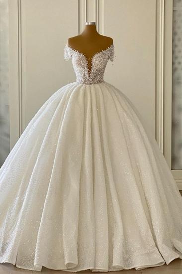 Luxury Wedding Dresses Princess | Wedding dresses with glitter_1