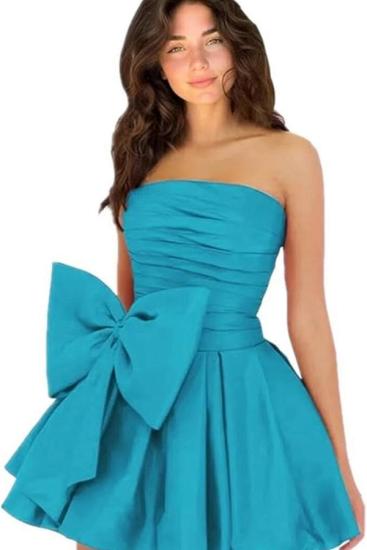 Royal Blue Cocktail Dresses Short | Simple Prom Dresses Cheap_29