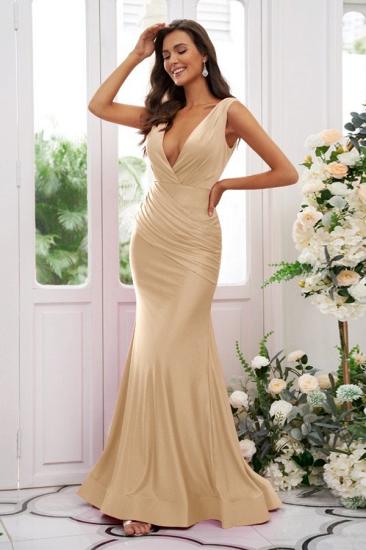 Fuchsia Bridesmaid Dresses Long | Simple evening dress_7