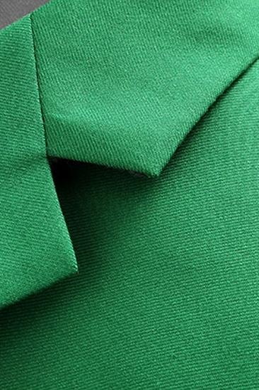 Three-Piece Green Mens Suit | Classic Notch Lapel Prom Suit_4