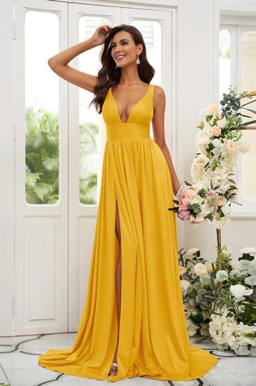 Gold Long Bridesmaid Dresses Cheap | Dresses for bridesmaids_20
