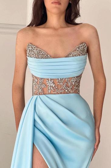 Light Blue Long Glitter Evening Dresses | Prom Dresses Prom Dresses Cheap_2