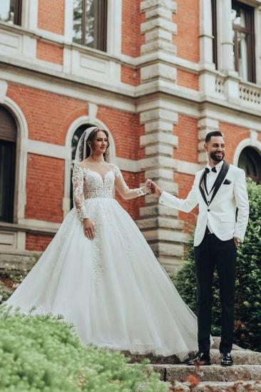 Princess wedding dresses with sleeves | Wedding dresses with lace_4