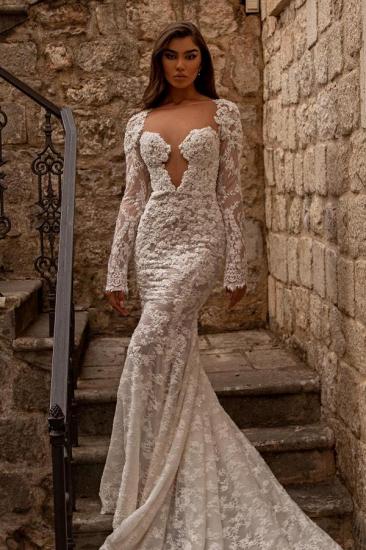 Modern Wedding Dresses Cream | Wedding dresses mermaid lace_1