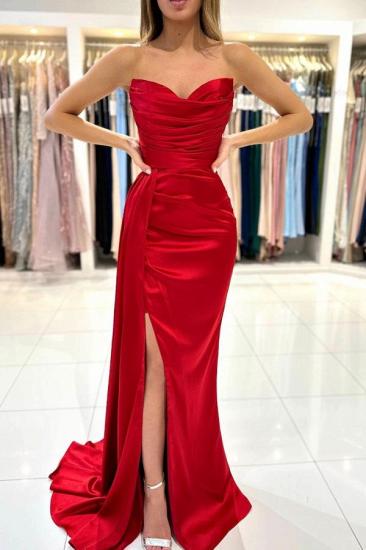 Long Red Evening Dresses Cheap | Simple Prom Dresses Online