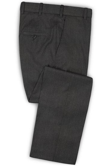 Mauricio Dark Grey Slim Fit Mens Suit | New Formal Dress Two Piece_3