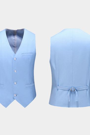 Classic Sky Blue Mens Suits | Three Piece Mens Suits on Sale_3