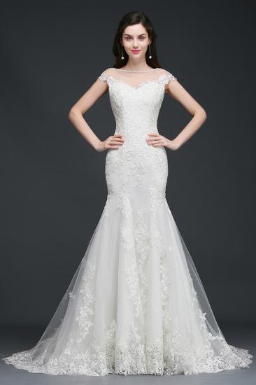 ANAYA | Mermaid Jewel Tulle Wedding Dress With Lace_1