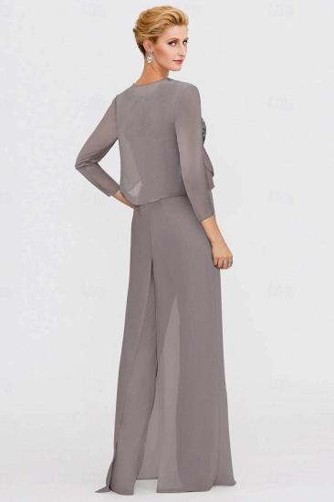 Mother of the Bride Pantsuit with Jacket Formal Pantsuits Long_2