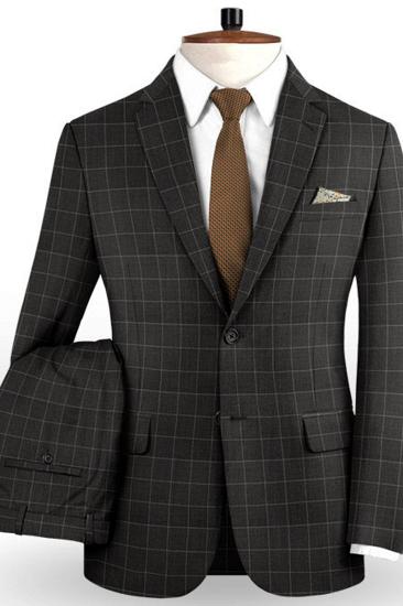 Brown Notch Lapel Tuxedo |  Fashion Formal Business Mens Blazer_2