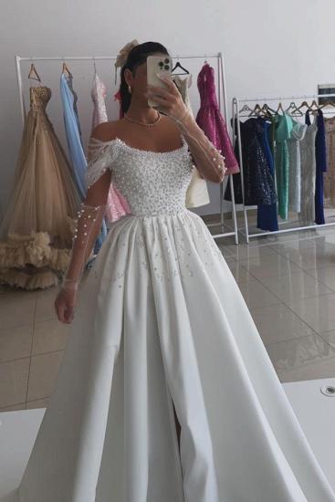 White Evening Dresses Long Glitter Ball Gowns Prom Dresses Cheap