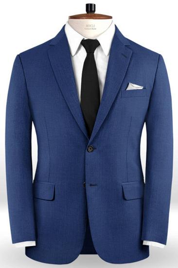 Blue Prom Suit | Fashion Two Piece Mens Suit_1