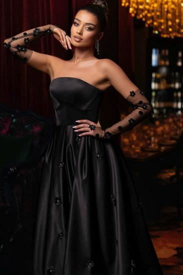 Simple Cocktail Dresses Party Dresses Black Short Ball Gowns_2