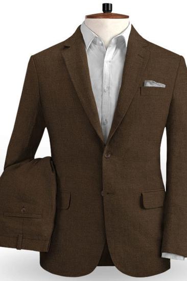 Brown Boyfriend Prom Suit |  2 Groom Tuxedos_2