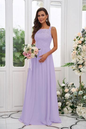 Beautiful Long Dusky Pink Lace Evening Dress | Lace Sleeveless Prom Dress_14