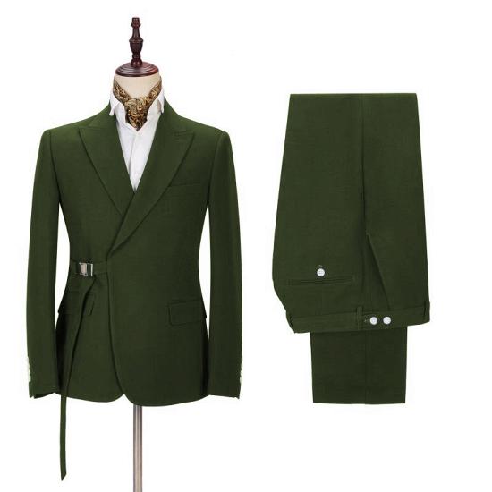 Gregory's latest custom pointed lapel men's prom suit_2