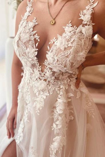 Boho Wedding Dresses A Line Lace | Wedding Dresses Cheap Online_5