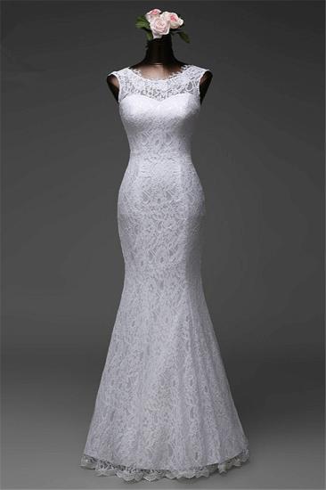 Bradyonlinewholesale Affordable Lace Jewel Sleeveless Mermaid Wedding Dresses Online_1