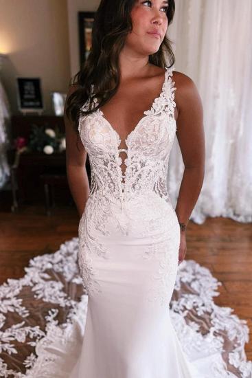 Elegant Wedding Dresses With Lace | Wedding dresses mermaid_3