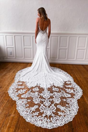 Elegant Wedding Dresses with Lace Mermaid Wedding Dresses Online_2