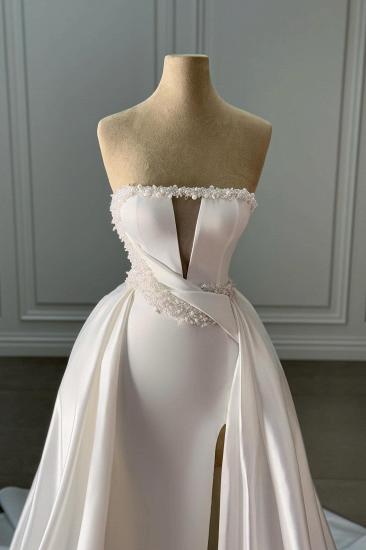 Sexy Evening Dresses Long White Ball Gowns With Glitter_2