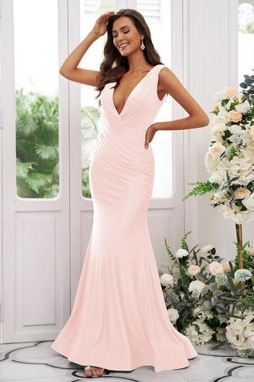 Fuchsia Bridesmaid Dresses Long | Simple evening dress_24