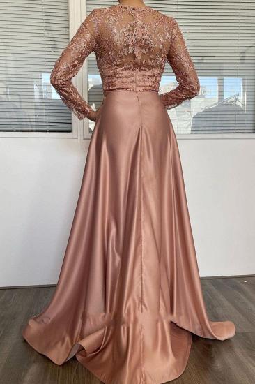Chic Long Sleeves Mermaid Evening Gown with Detachable Train_2