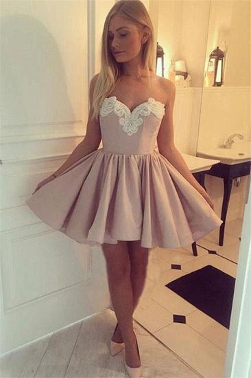 Sexy Sweetheart Short Party Dresses | Appliques Homecoming Party Dresses Cheap