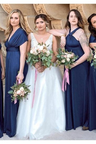 Midnight Blue Infinity Bridesmaid Dress In   53 Colors_1