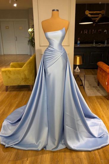 Light Blue Evening Dresses Long | Simple prom dresses cheap_1